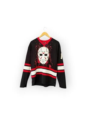 Friday The 13th Jason Voorhees Hockey Jersey Size M Men’s